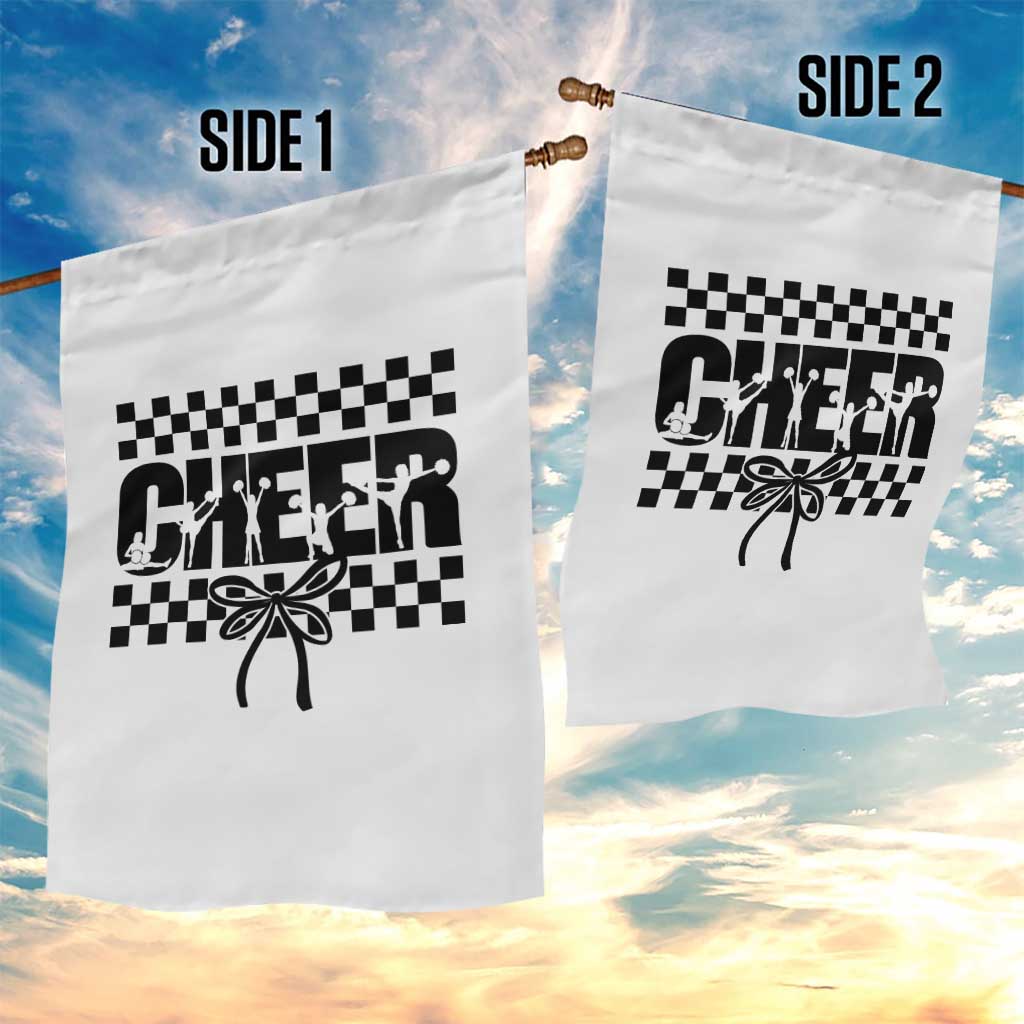 Proud Cheerleading Garden Flag Gift For Sports Season Supporters - Wonder Print Shop
