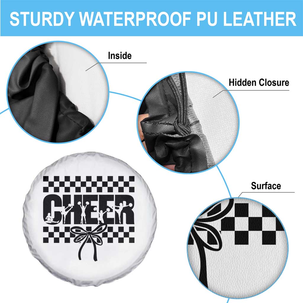 Proud Cheerleading Spare Tire Cover Gift For Sports Season Supporters - Wonder Print Shop