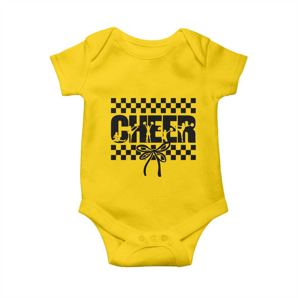 Proud Cheerleading Baby Onesie Gift For Sports Season Supporters - Wonder Print Shop