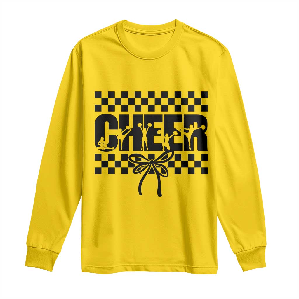 Proud Cheerleading Long Sleeve Shirt Gift For Sports Season Supporters - Wonder Print Shop