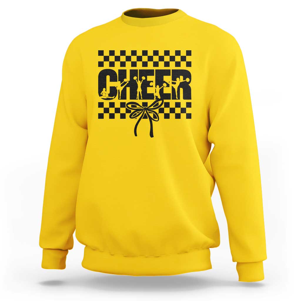 Proud Cheerleading Sweatshirt Gift For Sports Season Supporters - Wonder Print Shop