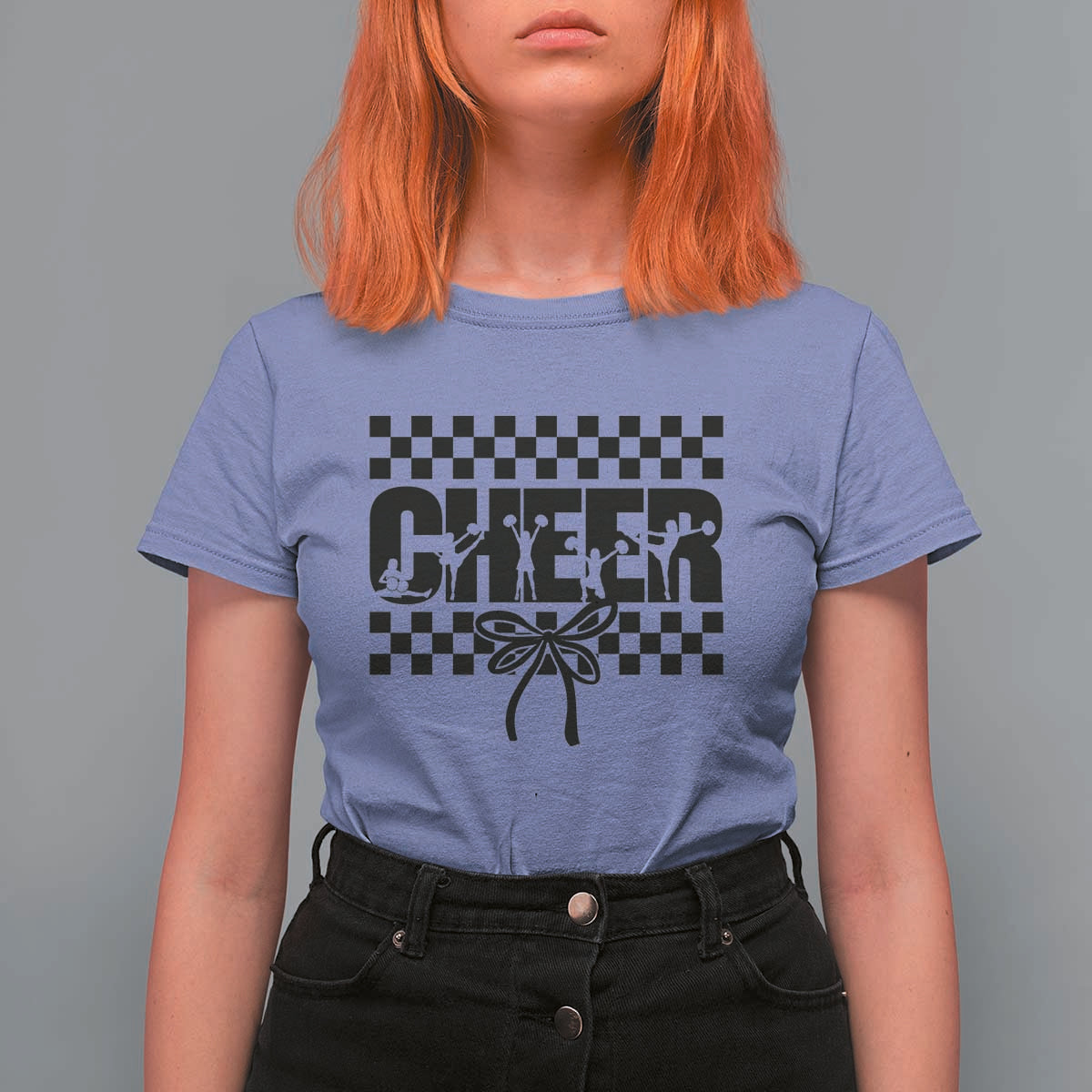 Proud Cheerleading T Shirt For Women Gift For Sports Season Supporters - Wonder Print Shop