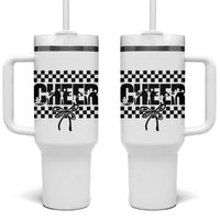 Proud Cheerleading Tumbler With Handle Gift For Sports Season Supporters - Wonder Print Shop