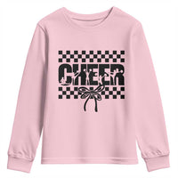 Proud Cheerleading Youth Sweatshirt Gift For Sports Season Supporters - Wonder Print Shop