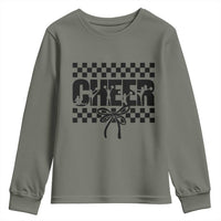 Proud Cheerleading Youth Sweatshirt Gift For Sports Season Supporters - Wonder Print Shop