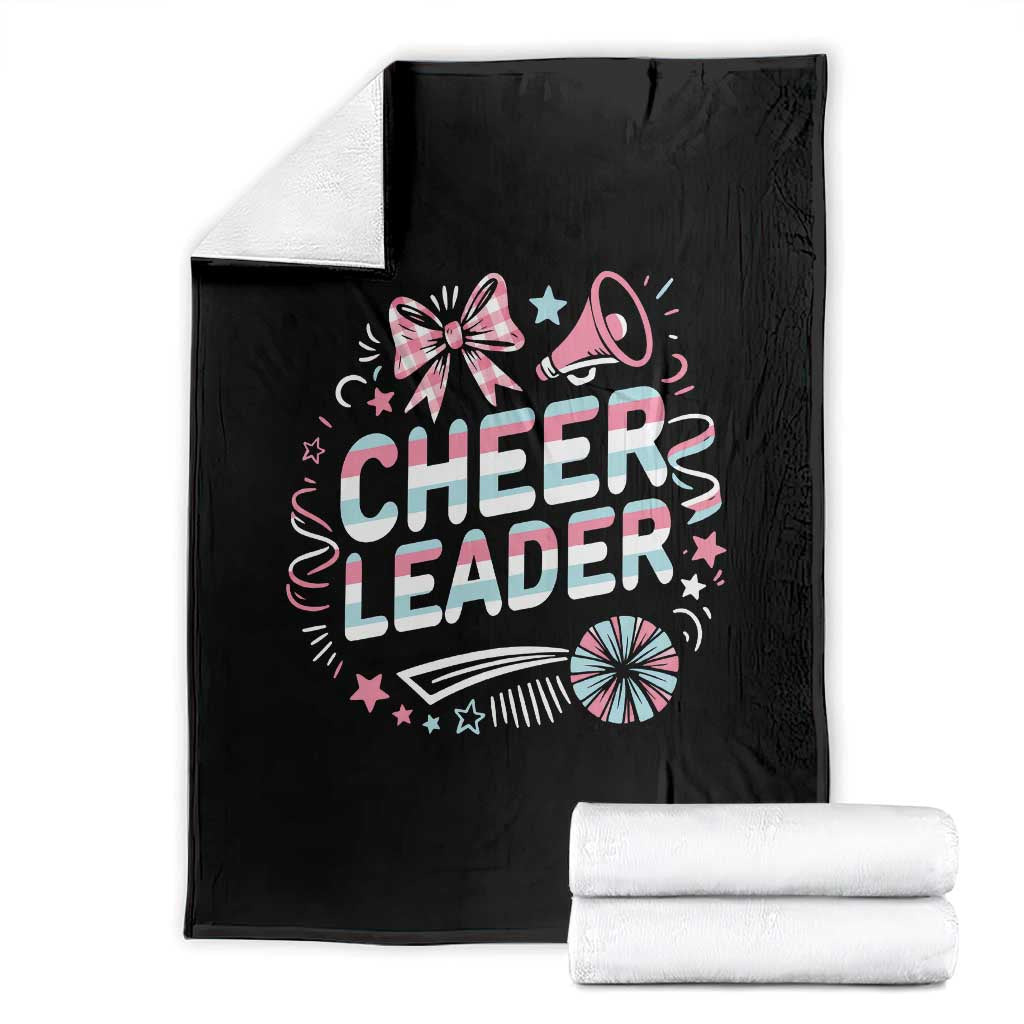 Proud Cheerleader Team Throw Blanket Gift For Women Sports Fans - Wonder Print Shop