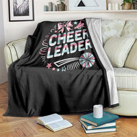 Proud Cheerleader Team Throw Blanket Gift For Women Sports Fans - Wonder Print Shop