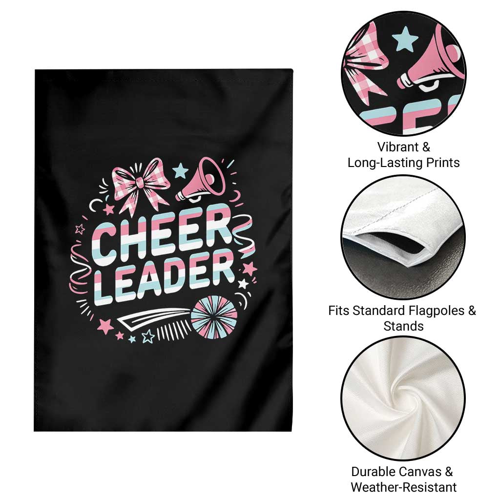 Proud Cheerleader Team Garden Flag Gift For Women Sports Fans - Wonder Print Shop
