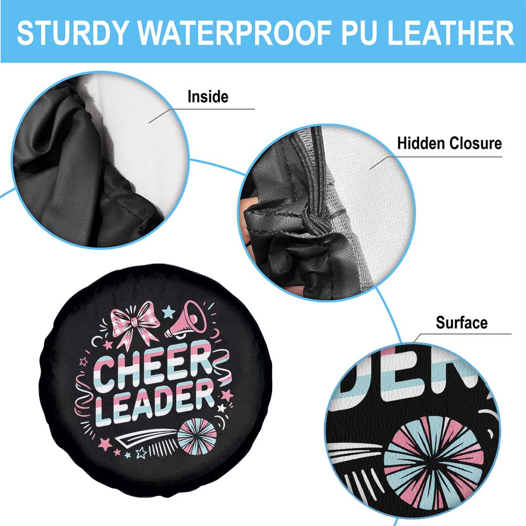 Proud Cheerleader Team Spare Tire Cover Gift For Women Sports Fans - Wonder Print Shop