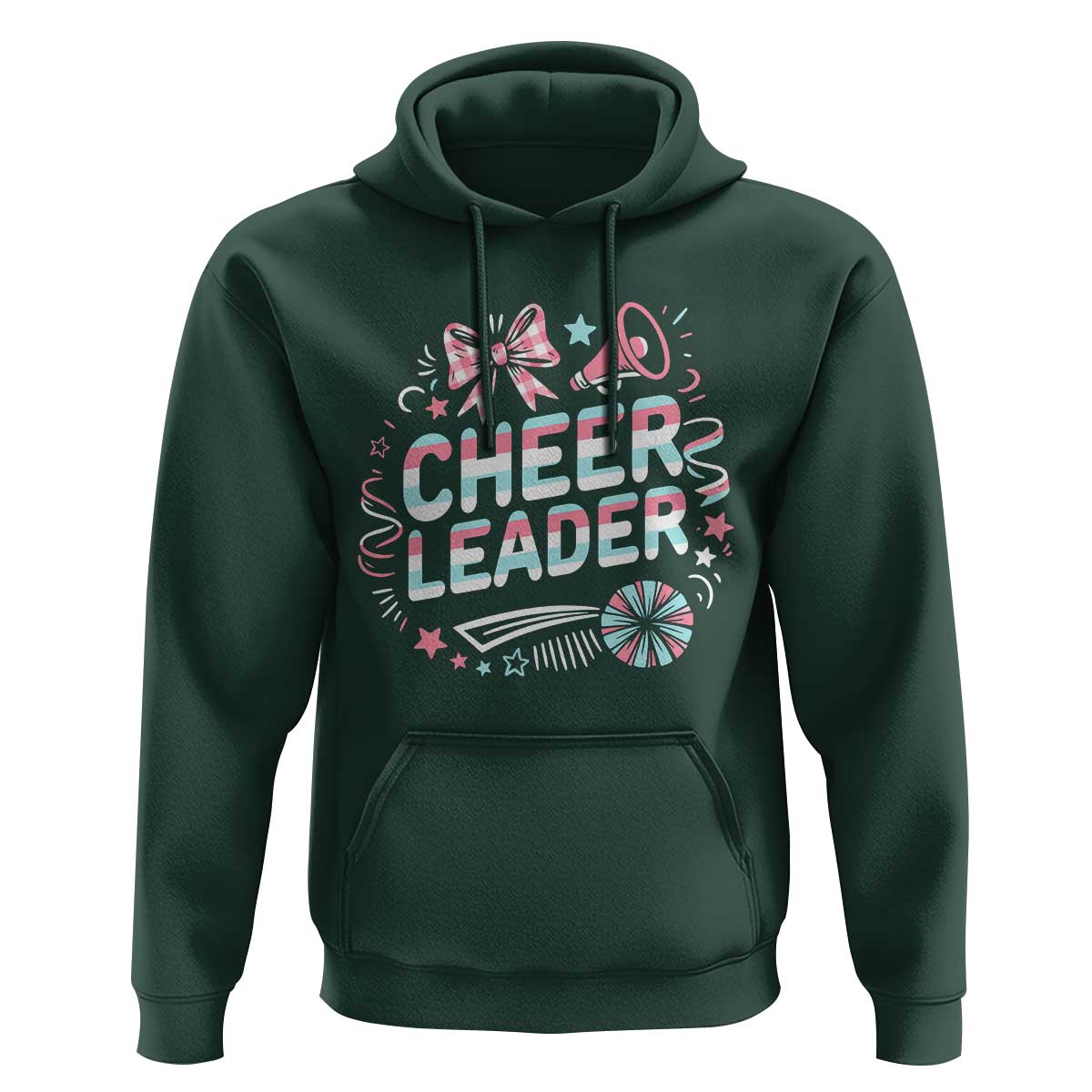 Proud Cheerleader Team Hoodie Gift For Women Sports Fans - Wonder Print Shop