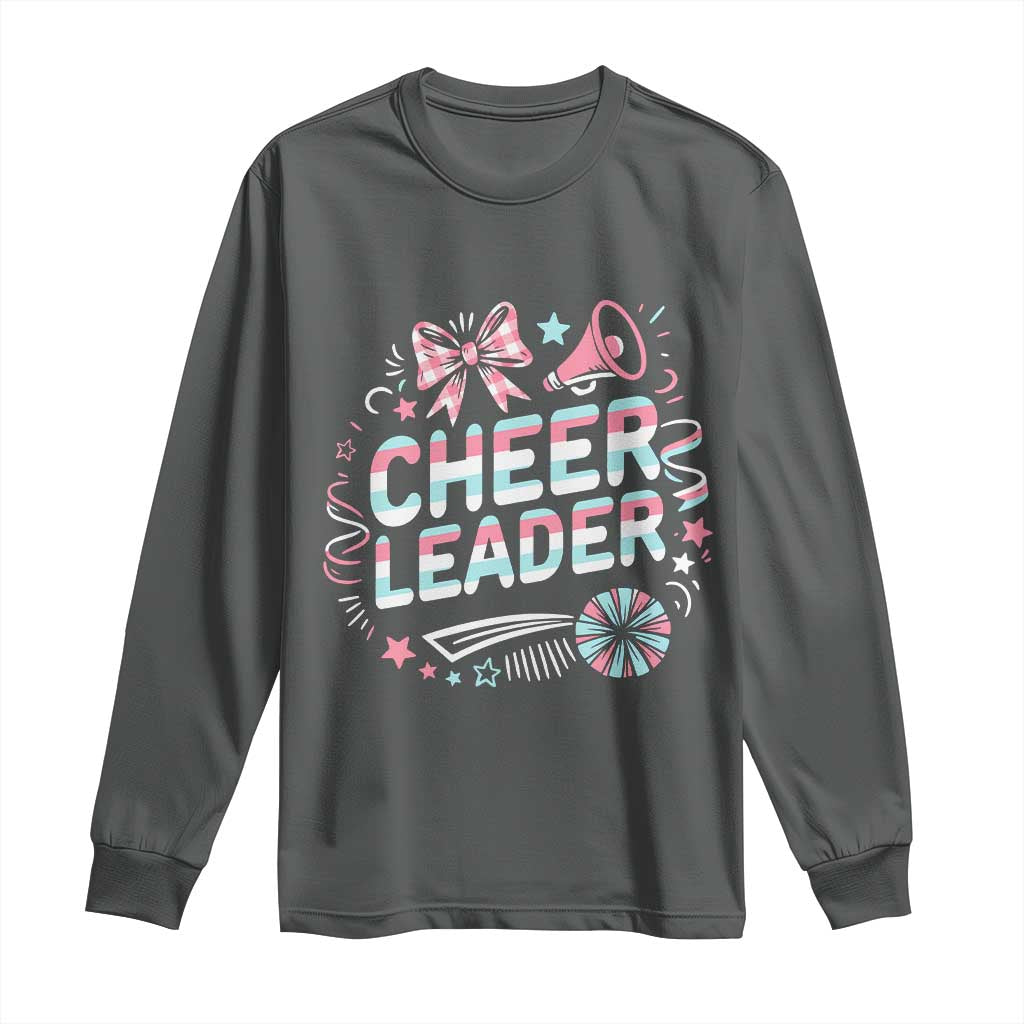 Proud Cheerleader Team Long Sleeve Shirt Gift For Women Sports Fans - Wonder Print Shop