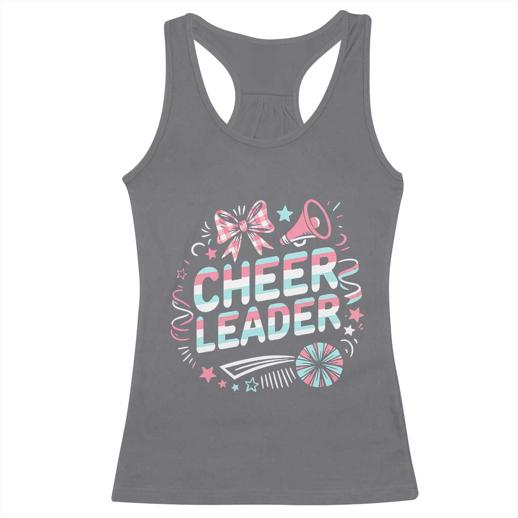 Proud Cheerleader Team Racerback Tank Top Gift For Women Sports Fans - Wonder Print Shop