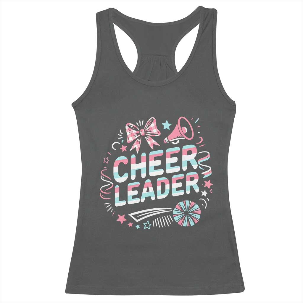 Proud Cheerleader Team Racerback Tank Top Gift For Women Sports Fans - Wonder Print Shop