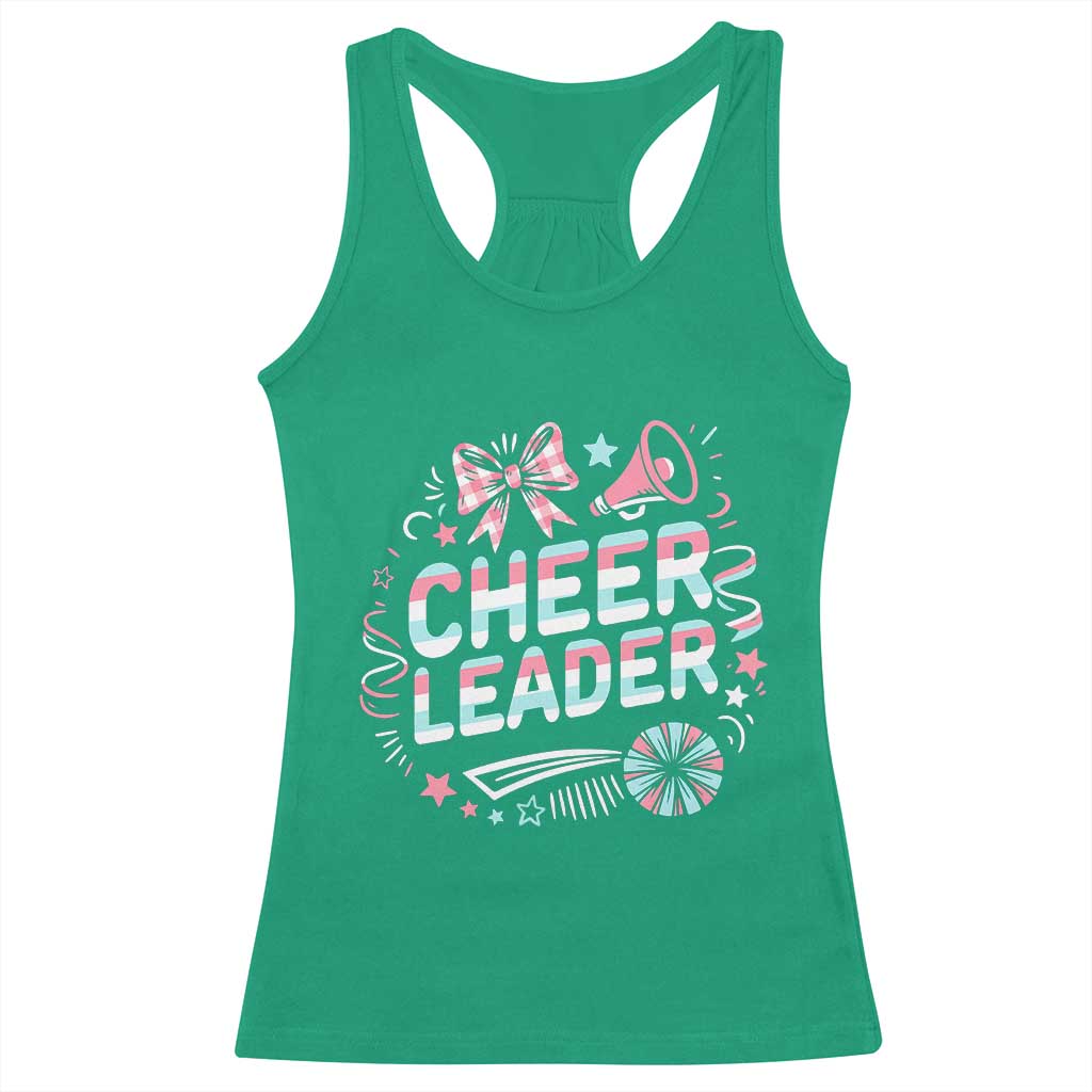 Proud Cheerleader Team Racerback Tank Top Gift For Women Sports Fans - Wonder Print Shop
