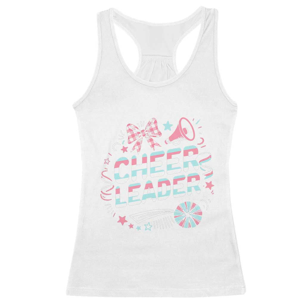 Proud Cheerleader Team Racerback Tank Top Gift For Women Sports Fans - Wonder Print Shop