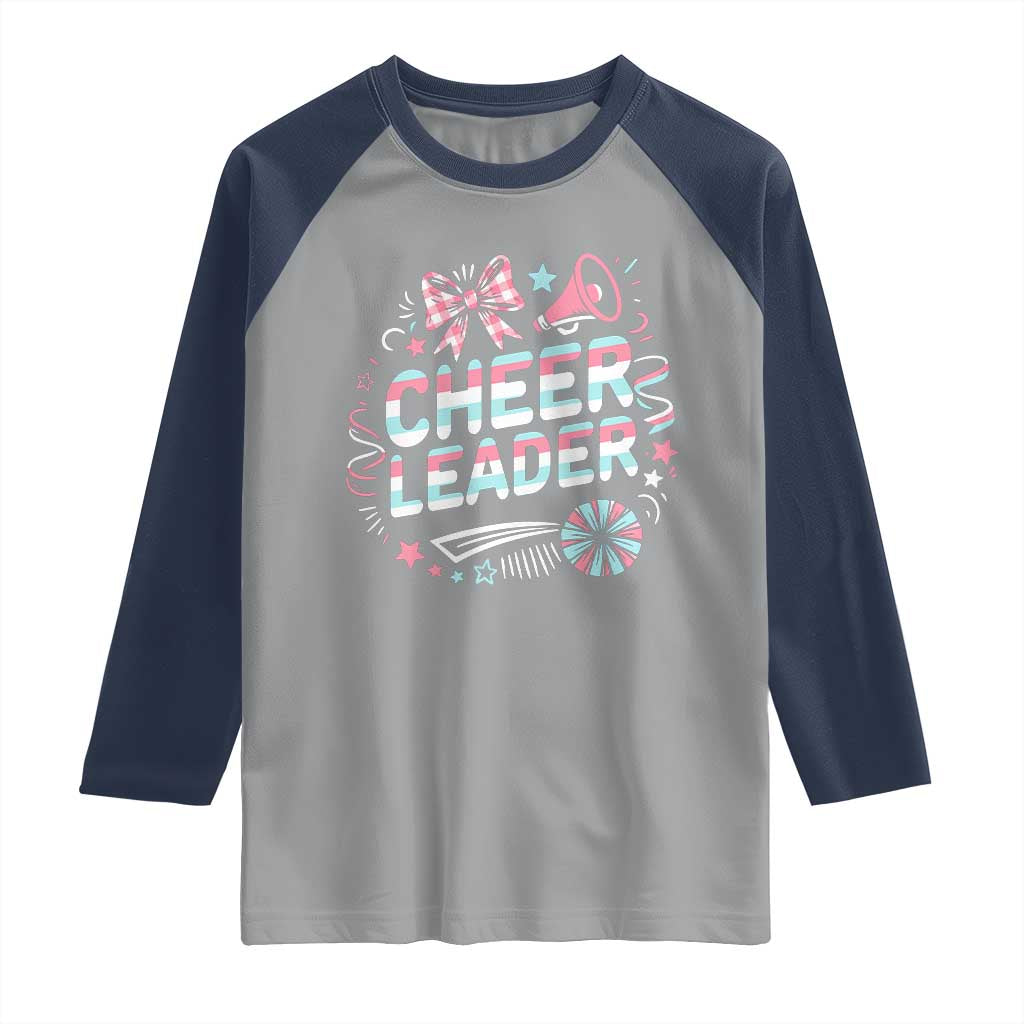 Proud Cheerleader Team Raglan Shirt Gift For Women Sports Fans - Wonder Print Shop