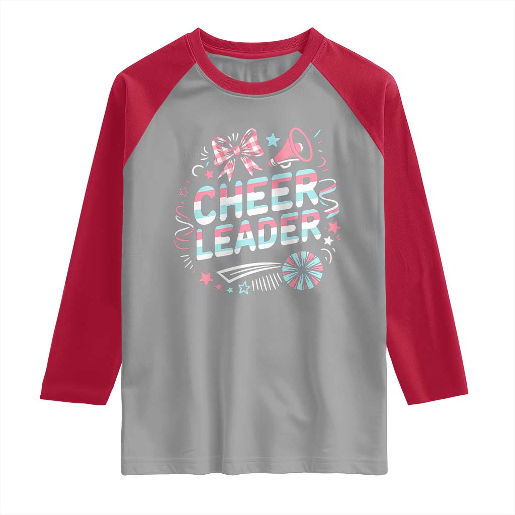 Proud Cheerleader Team Raglan Shirt Gift For Women Sports Fans - Wonder Print Shop