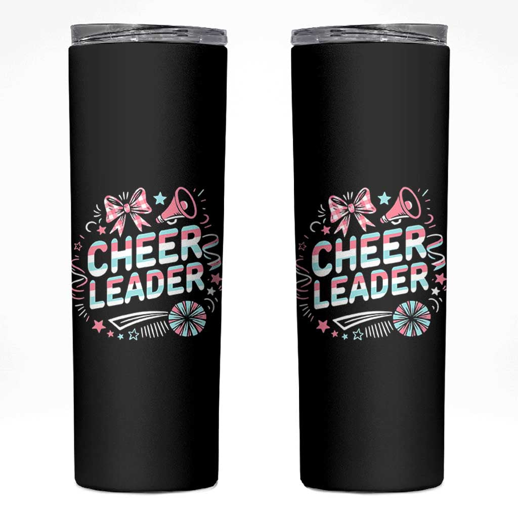 Proud Cheerleader Team Skinny Tumbler Gift For Women Sports Fans - Wonder Print Shop