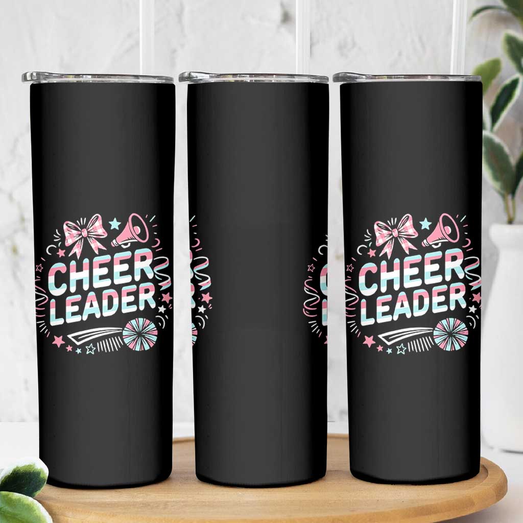 Proud Cheerleader Team Skinny Tumbler Gift For Women Sports Fans - Wonder Print Shop