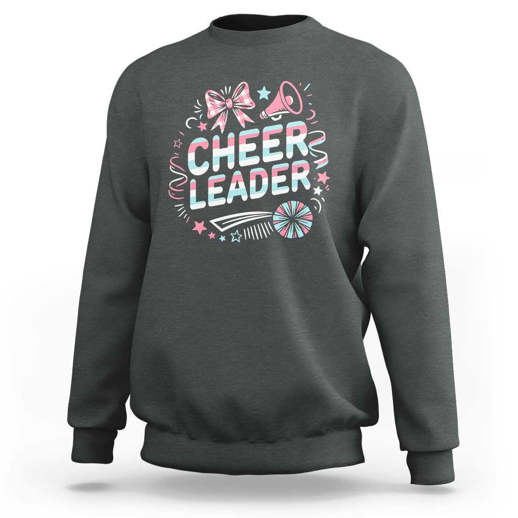 Proud Cheerleader Team Sweatshirt Gift For Women Sports Fans - Wonder Print Shop