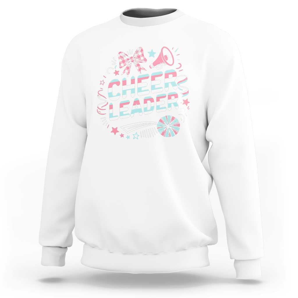 Proud Cheerleader Team Sweatshirt Gift For Women Sports Fans - Wonder Print Shop