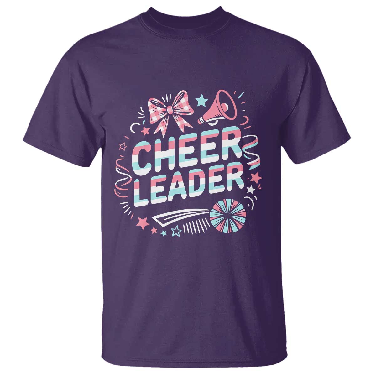 Proud Cheerleader Team T Shirt Gift For Women Sports Fans - Wonder Print Shop