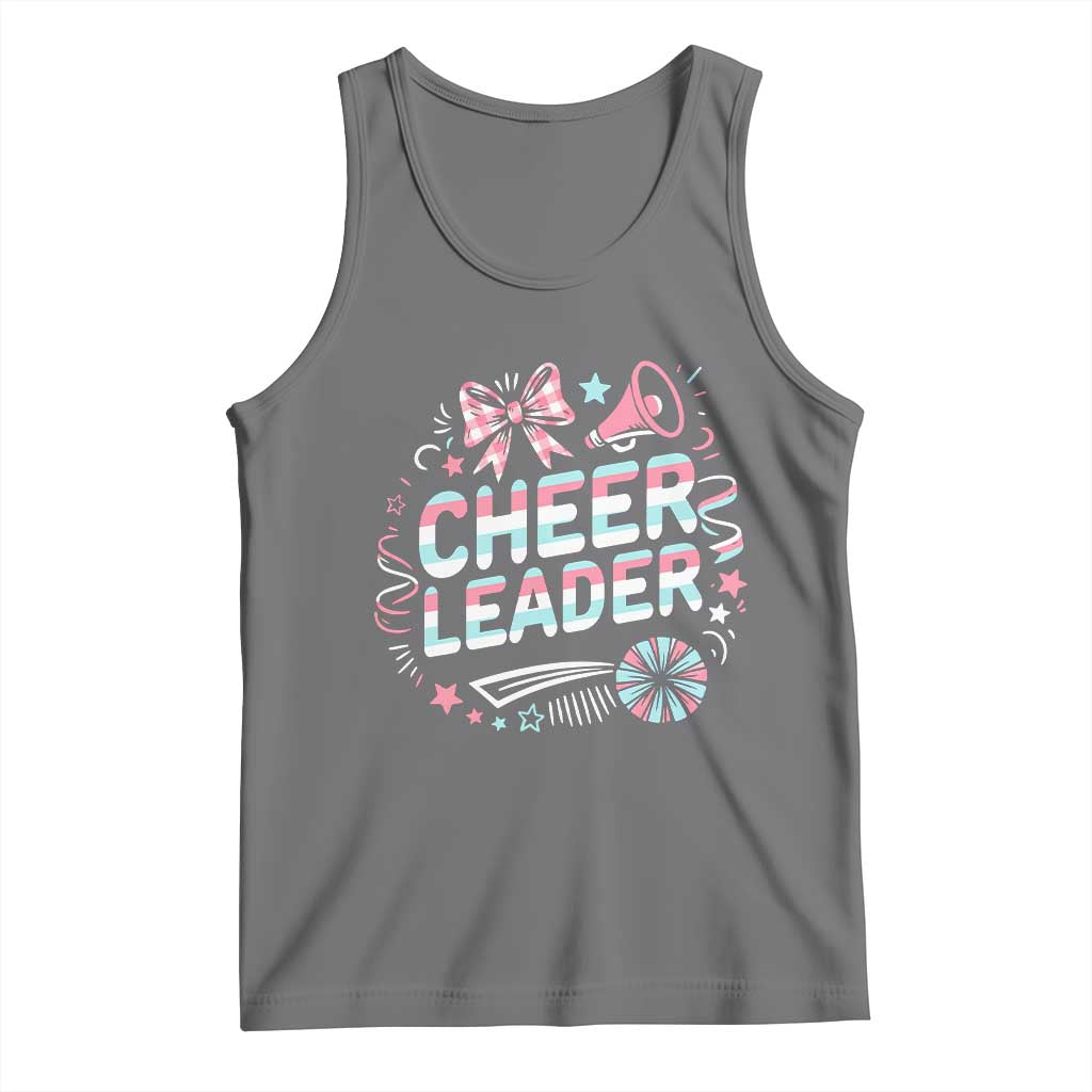 Proud Cheerleader Team Tank Top Gift For Women Sports Fans - Wonder Print Shop