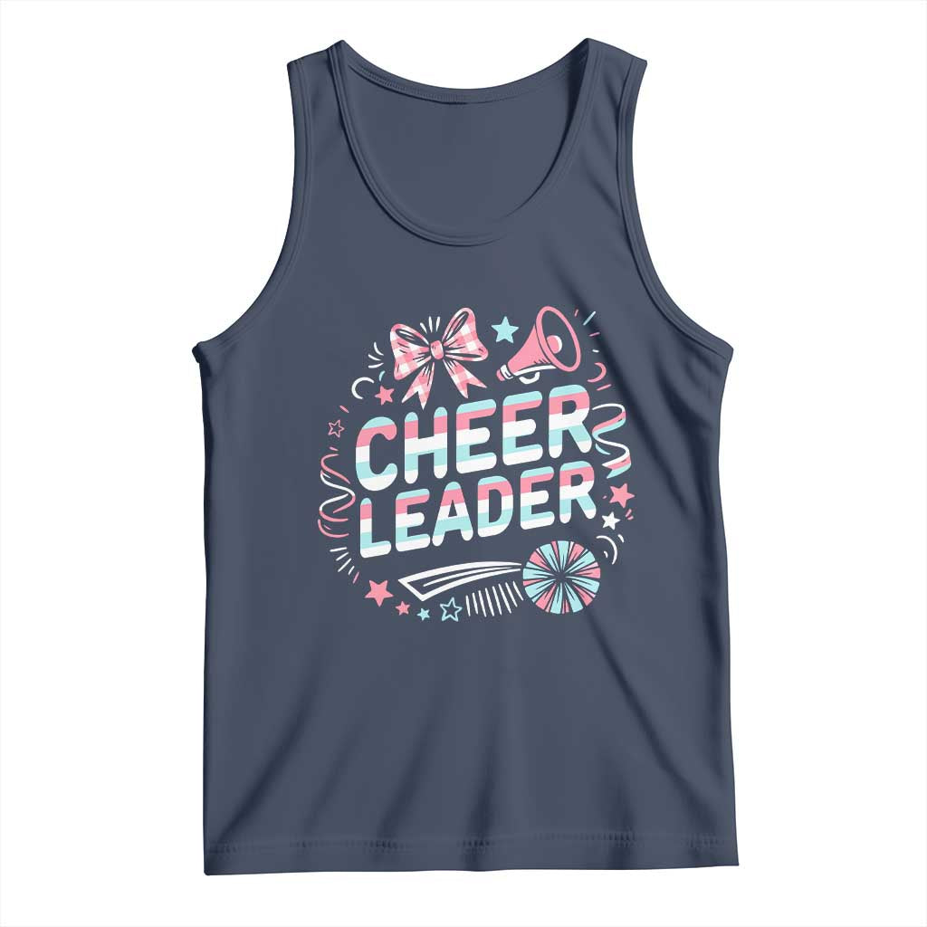 Proud Cheerleader Team Tank Top Gift For Women Sports Fans - Wonder Print Shop