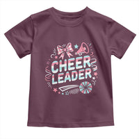 Proud Cheerleader Team Toddler T Shirt Gift For Women Sports Fans - Wonder Print Shop