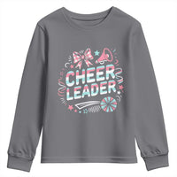 Proud Cheerleader Team Youth Sweatshirt Gift For Women Sports Fans - Wonder Print Shop