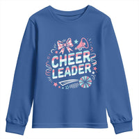 Proud Cheerleader Team Youth Sweatshirt Gift For Women Sports Fans - Wonder Print Shop