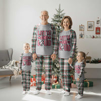 Little And Loud Quote Plaid Pajama Set Cheerleader Girl Sports Gift - Wonder Print Shop