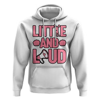 Little And Loud Quote Hoodie Cheerleader Girl Sports Gift - Wonder Print Shop