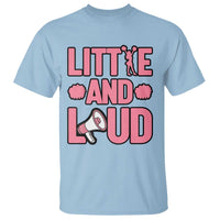Little And Loud Quote T Shirt Cheerleader Girl Sports Gift - Wonder Print Shop