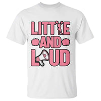Little And Loud Quote T Shirt Cheerleader Girl Sports Gift - Wonder Print Shop