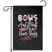 Bows And Bling Its A Cheer Thing Garden Flag Cheerleading Gift - Wonder Print Shop