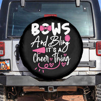 Bows And Bling Its A Cheer Thing Spare Tire Cover Cheerleading Gift - Wonder Print Shop