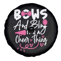 Bows And Bling Its A Cheer Thing Spare Tire Cover Cheerleading Gift - Wonder Print Shop
