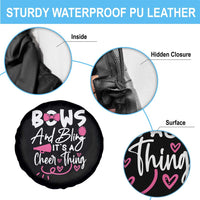 Bows And Bling Its A Cheer Thing Spare Tire Cover Cheerleading Gift - Wonder Print Shop