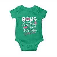 Bows And Bling Its A Cheer Thing Baby Onesie Cheerleading Gift - Wonder Print Shop