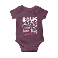 Bows And Bling Its A Cheer Thing Baby Onesie Cheerleading Gift - Wonder Print Shop
