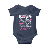 Bows And Bling Its A Cheer Thing Baby Onesie Cheerleading Gift - Wonder Print Shop