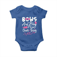 Bows And Bling Its A Cheer Thing Baby Onesie Cheerleading Gift - Wonder Print Shop