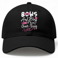 Bows And Bling Its A Cheer Thing Baseball Cap Cheerleading Gift