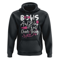 Bows And Bling Its A Cheer Thing Hoodie Cheerleading Gift - Wonder Print Shop