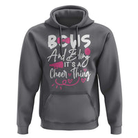 Bows And Bling Its A Cheer Thing Hoodie Cheerleading Gift - Wonder Print Shop