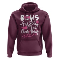 Bows And Bling Its A Cheer Thing Hoodie Cheerleading Gift - Wonder Print Shop
