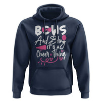 Bows And Bling Its A Cheer Thing Hoodie Cheerleading Gift - Wonder Print Shop
