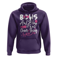 Bows And Bling Its A Cheer Thing Hoodie Cheerleading Gift - Wonder Print Shop