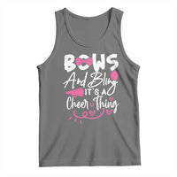 Bows And Bling Its A Cheer Thing Tank Top Cheerleading Gift - Wonder Print Shop